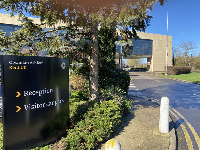 GivaudanEntranceSignage