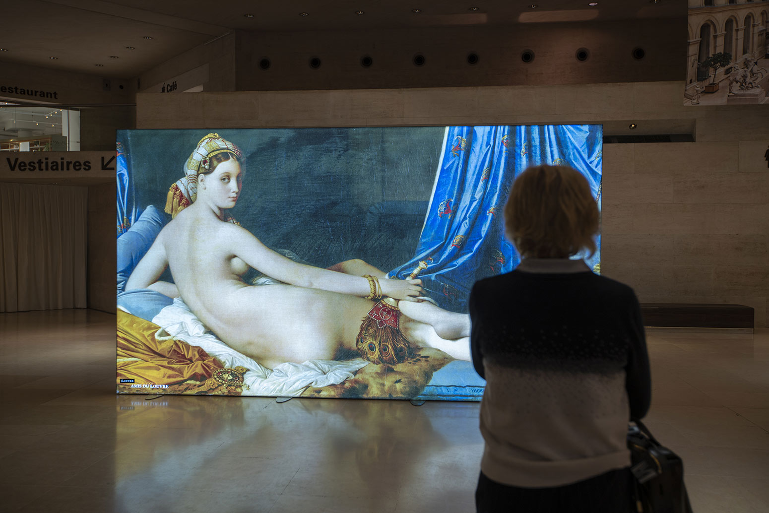 Louvre Museum banner